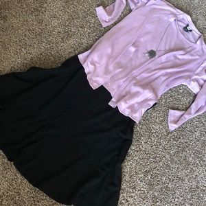 Studio 1940 size 20 black flare bottom skirt